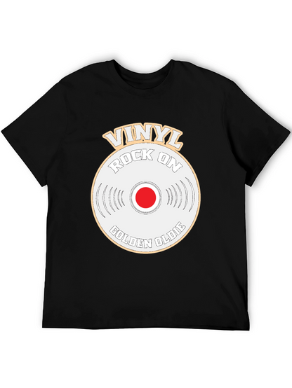 Camiseta Vinilo Rock On Golden Oldie