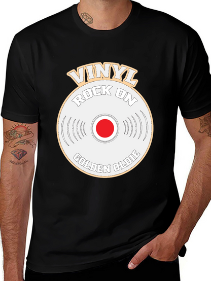 Camiseta Vinilo Rock On Golden Oldie