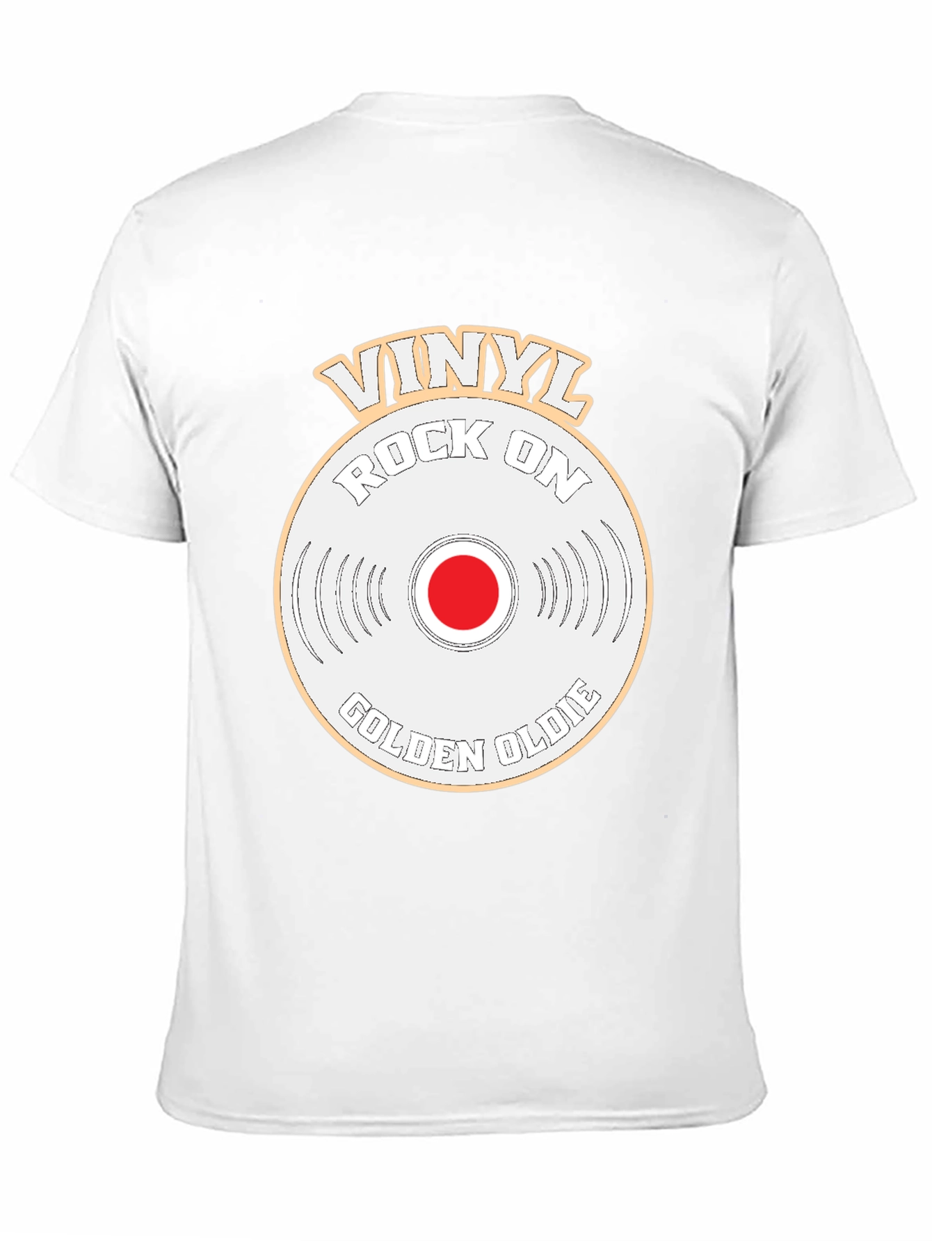 Camiseta Vinilo Rock On Golden Oldie