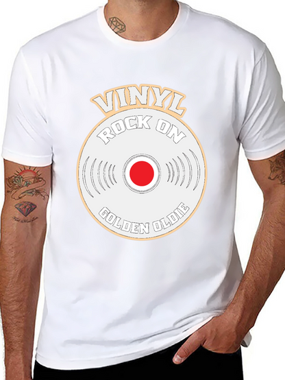 Camiseta Vinilo Rock On Golden Oldie