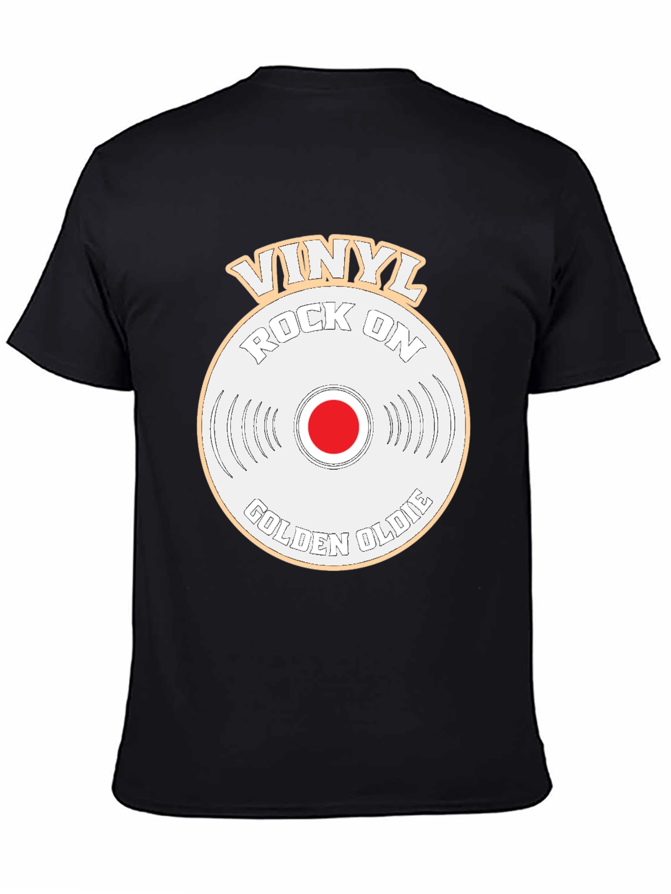 Camiseta Vinilo Rock On Golden Oldie