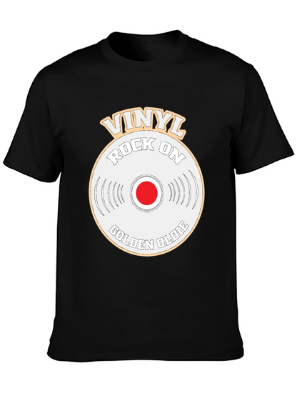 Camiseta Vinilo Rock On Golden Oldie