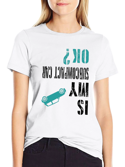 Camiseta Negra: ¿Está bien mi coche compacto?