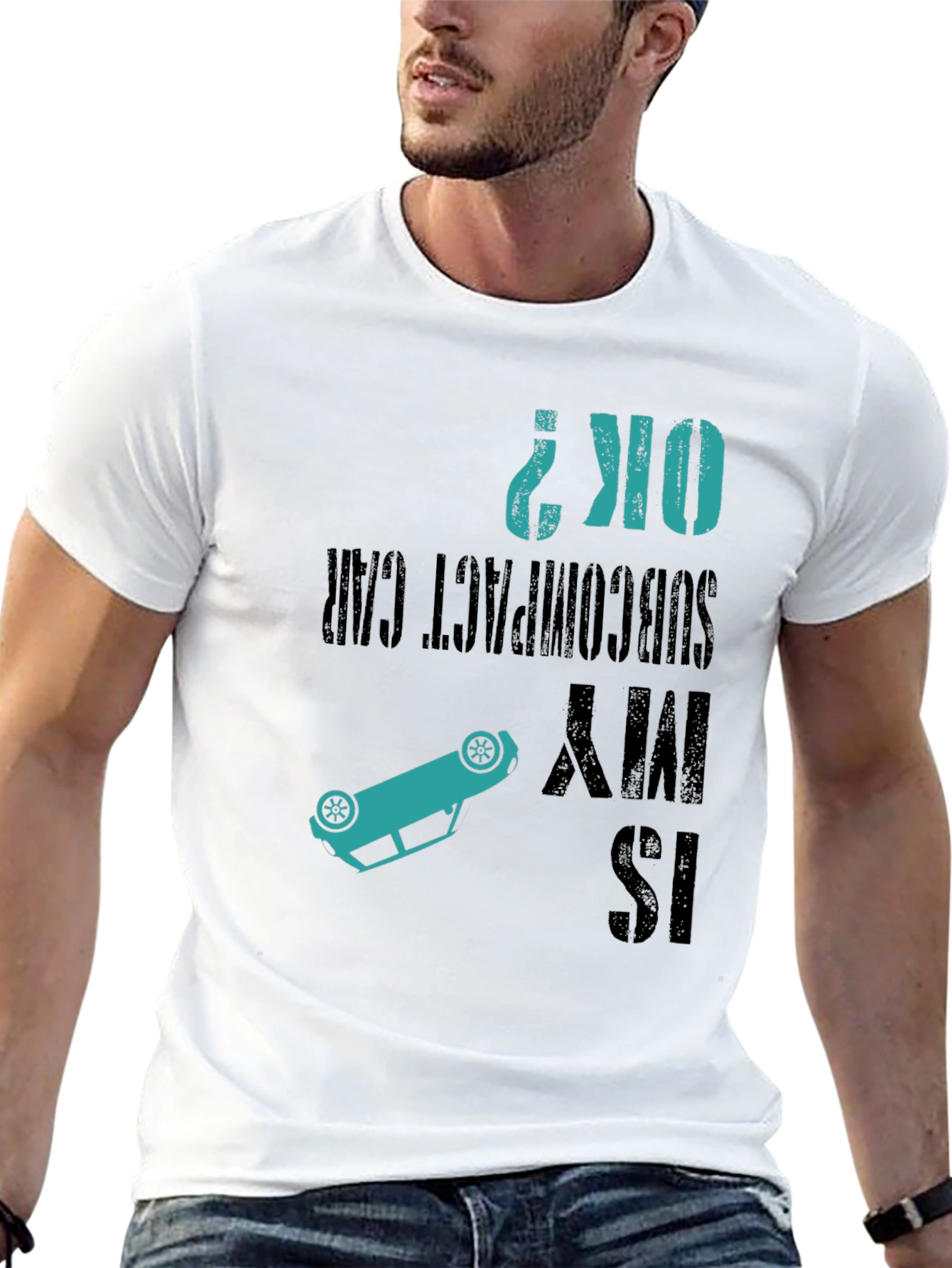 Camiseta Negra: ¿Está bien mi coche compacto?