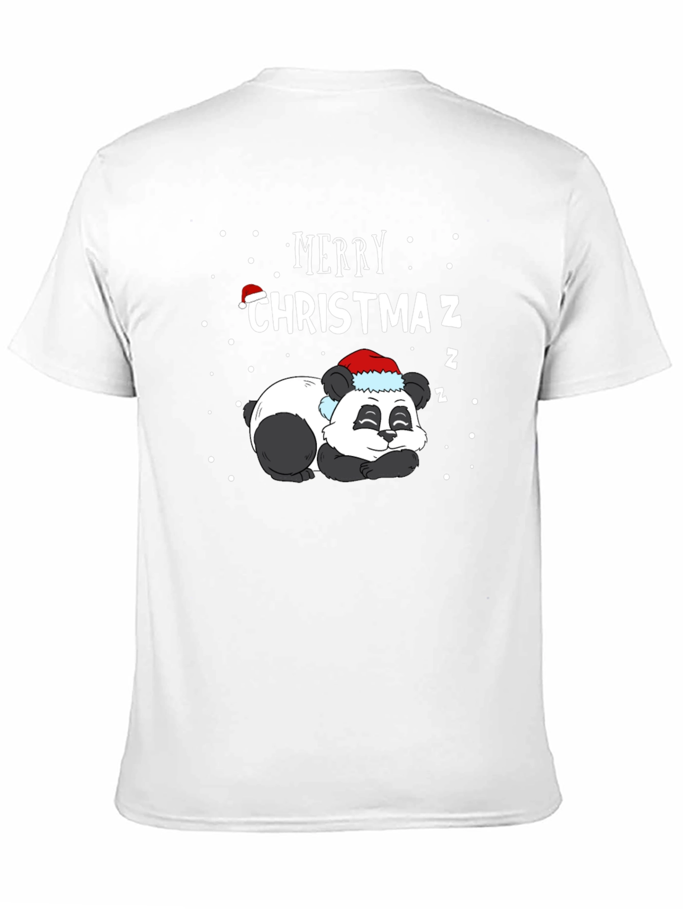Camiseta Navideña Panda Durmiente