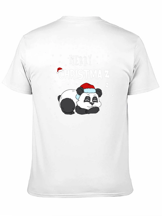 Camiseta Navideña Panda Durmiente