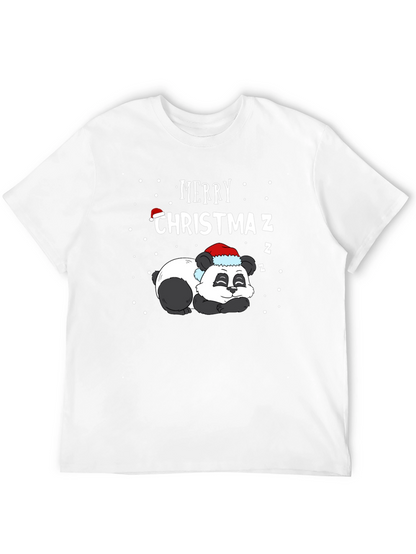 Camiseta Navideña Panda Durmiente