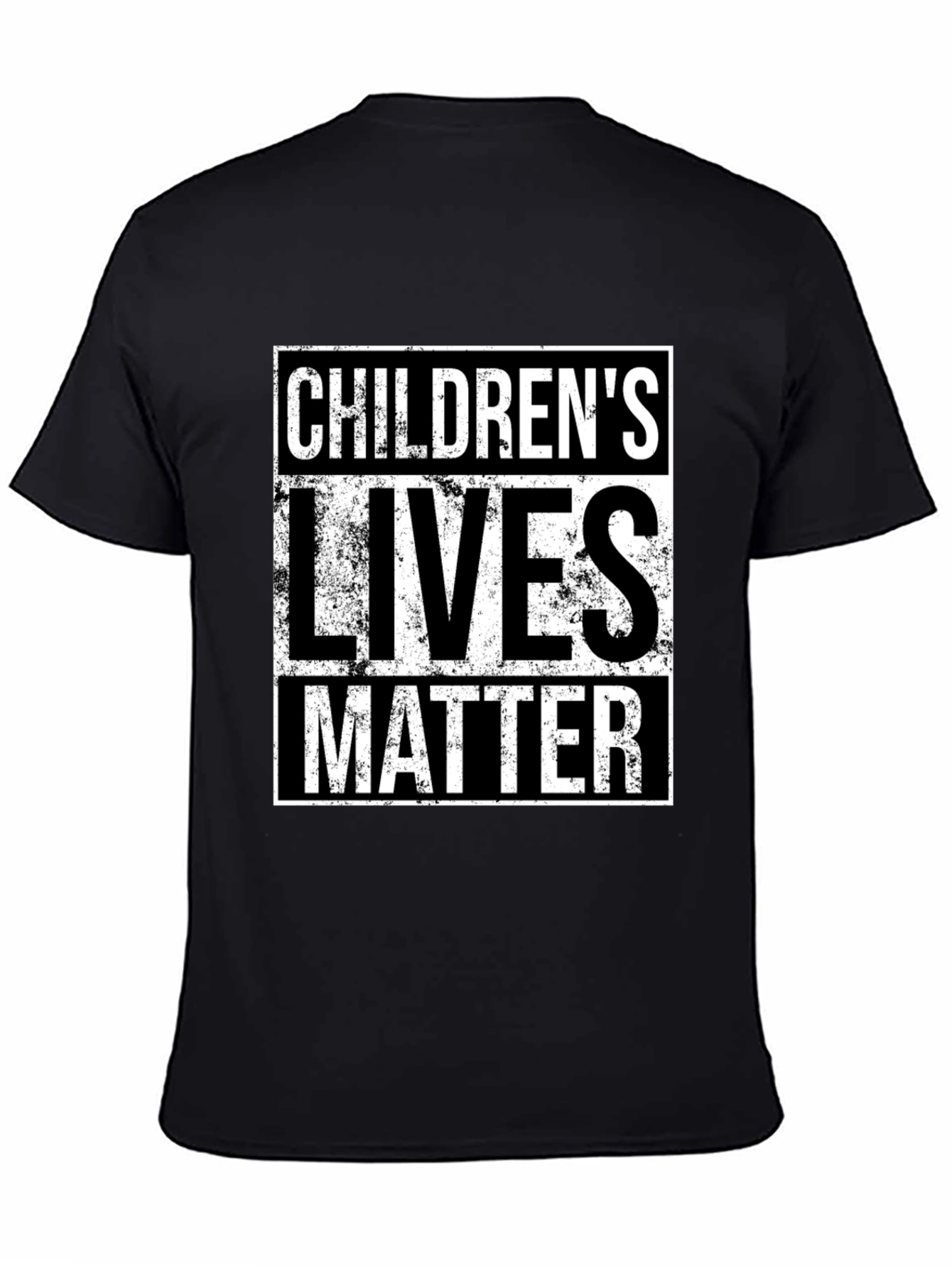Camiseta Negra: Childrens Lives Matter
