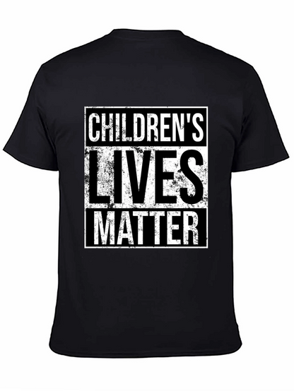 Camiseta Negra: Childrens Lives Matter