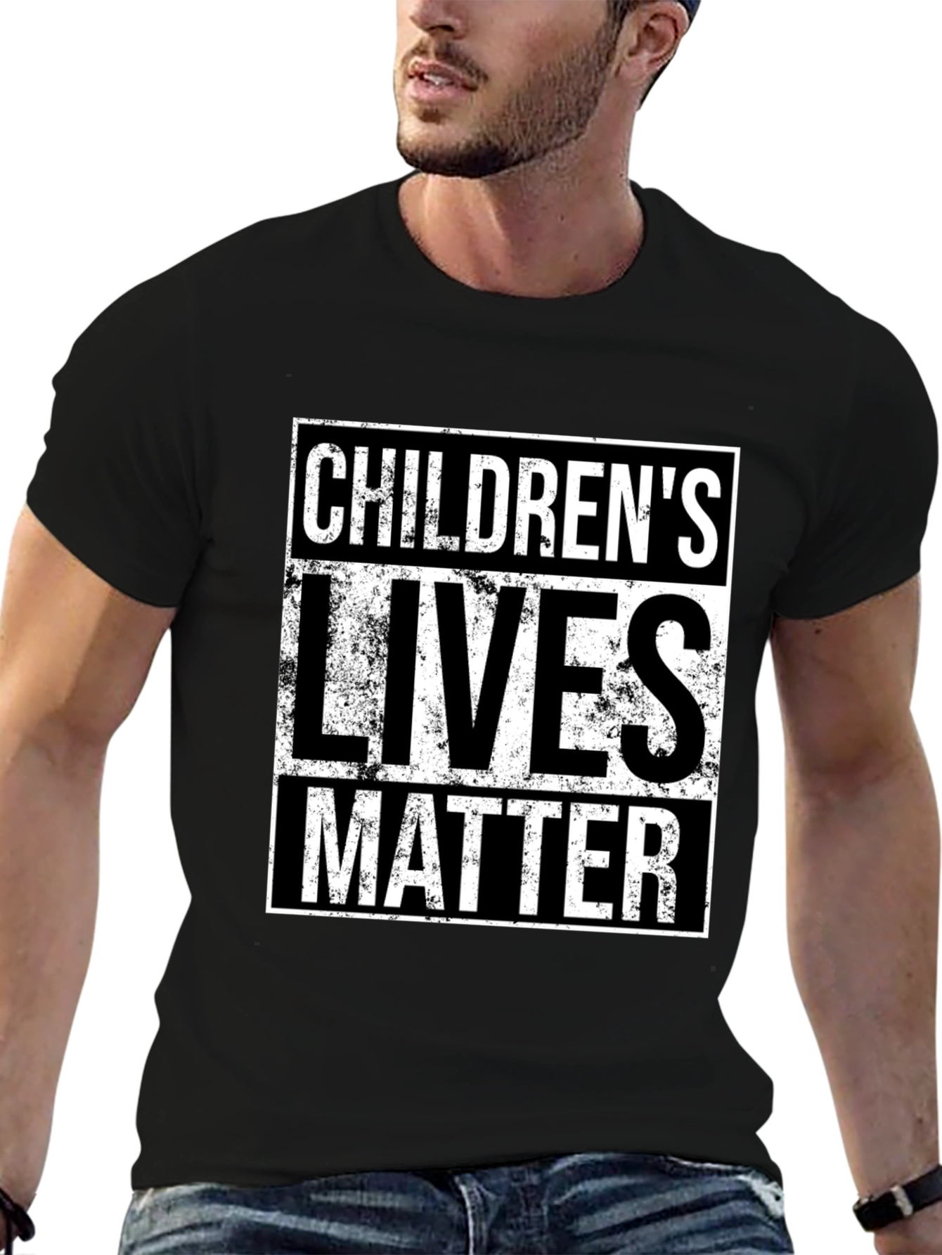 Camiseta Negra: Childrens Lives Matter