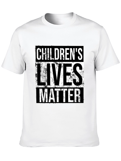 Camiseta Negra: Childrens Lives Matter