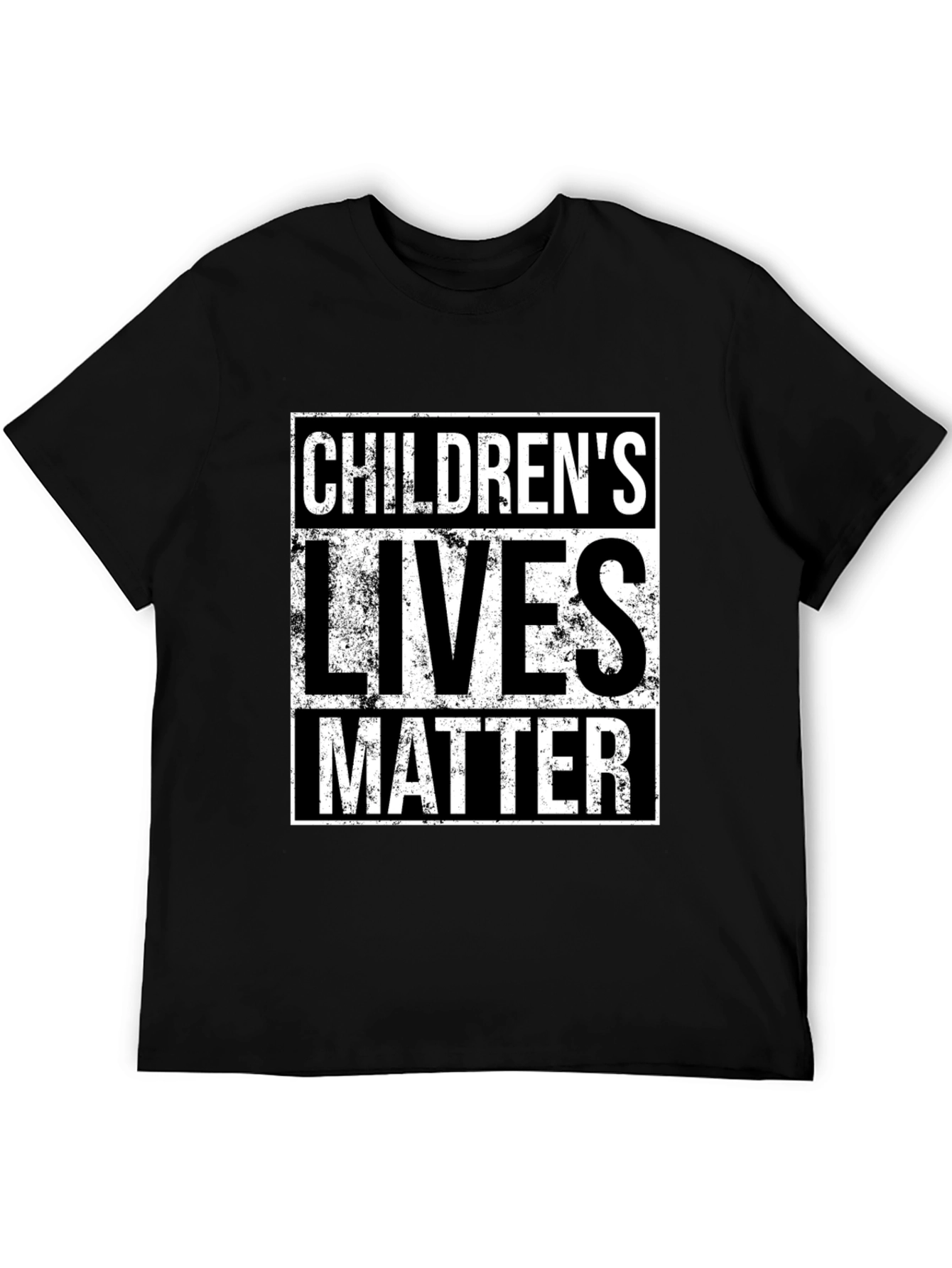 Camiseta Negra: Childrens Lives Matter