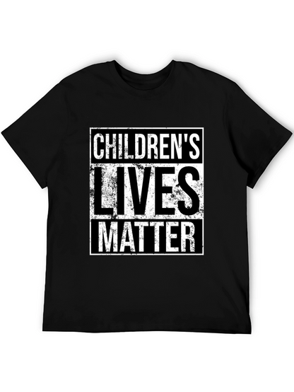 Camiseta Negra: Childrens Lives Matter