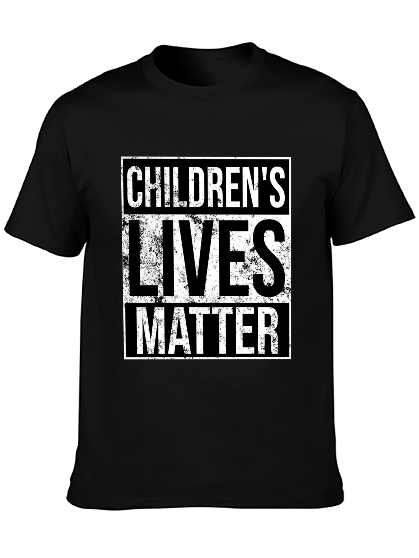 Camiseta Negra: Childrens Lives Matter