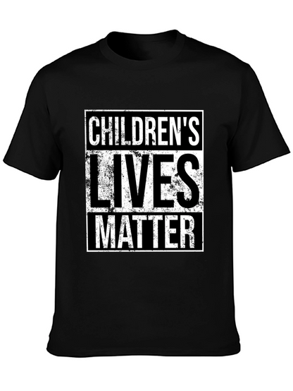Camiseta Negra: Childrens Lives Matter