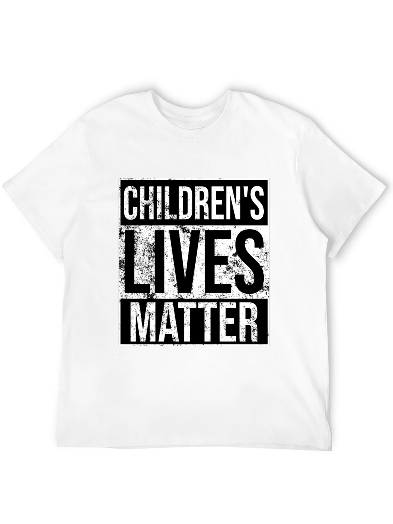 Camiseta Negra: Childrens Lives Matter