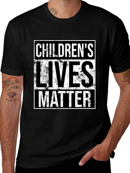 Camiseta Negra: Childrens Lives Matter