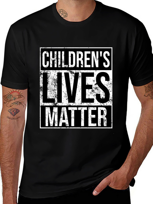Camiseta Negra: Childrens Lives Matter