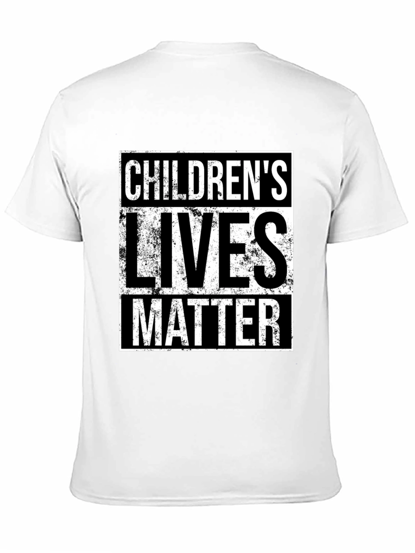 Camiseta Negra: Childrens Lives Matter