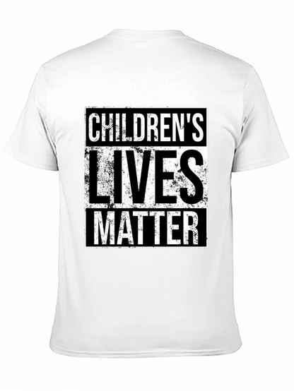 Camiseta Negra: Childrens Lives Matter