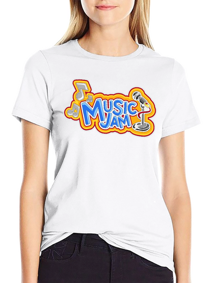 Camiseta Negra Music Jam para Hombre