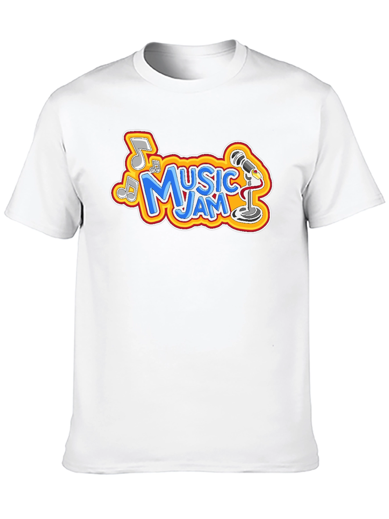 Camiseta Negra Music Jam para Hombre