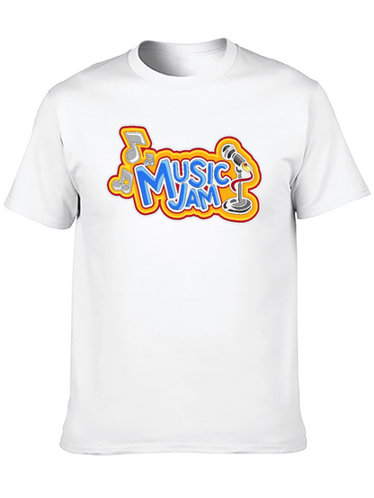 Camiseta Negra Music Jam para Hombre