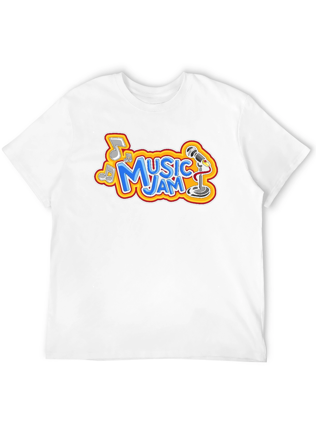 Camiseta Negra Music Jam para Hombre