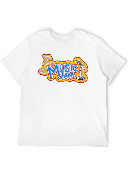 Camiseta Negra Music Jam para Hombre
