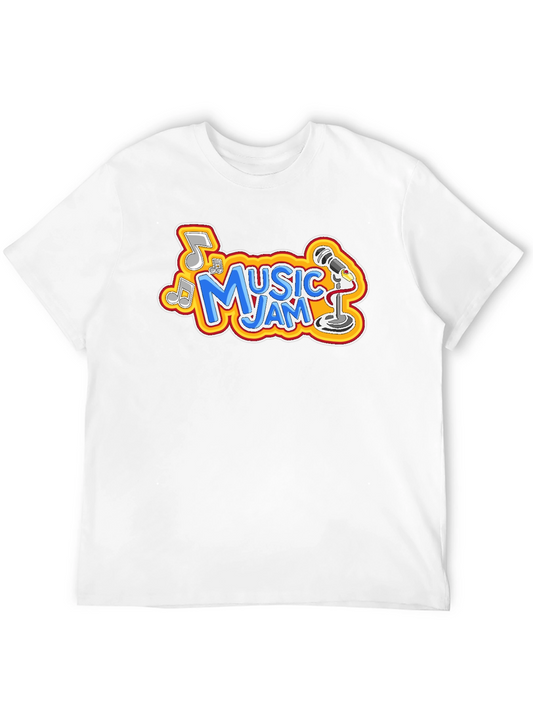 Camiseta Negra Music Jam para Hombre
