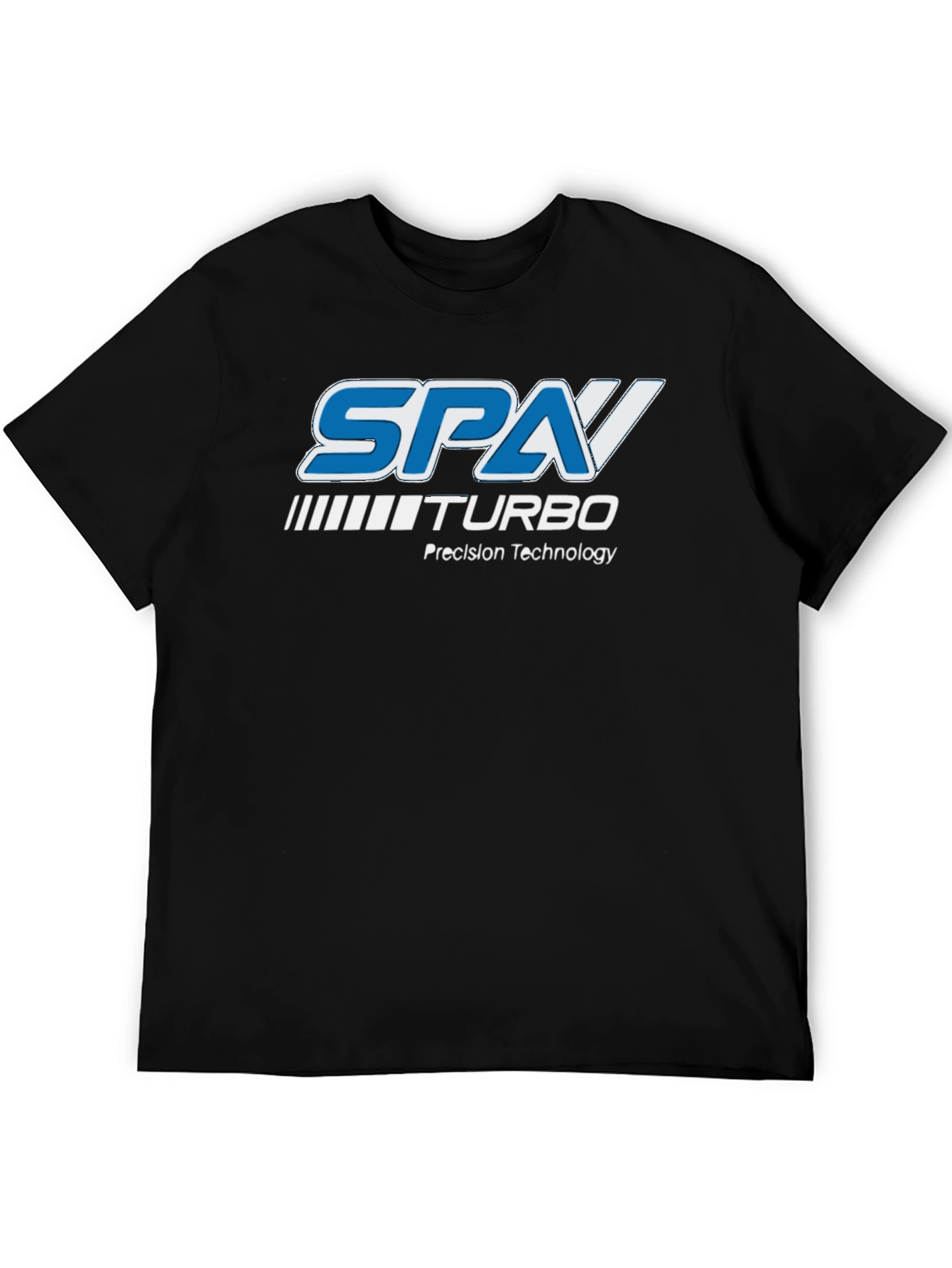 Camiseta Negra SPA Turbo - Tecnología de Precisión