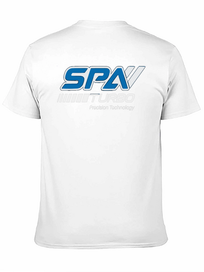Camiseta Negra SPA Turbo - Tecnología de Precisión