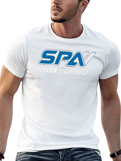 Camiseta Negra SPA Turbo - Tecnología de Precisión
