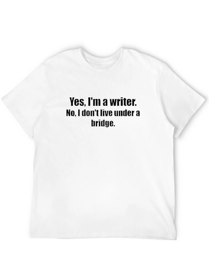 Camiseta Negra con Mensaje para Escritores