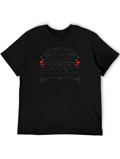 Camiseta Negra I Became A Grandma
