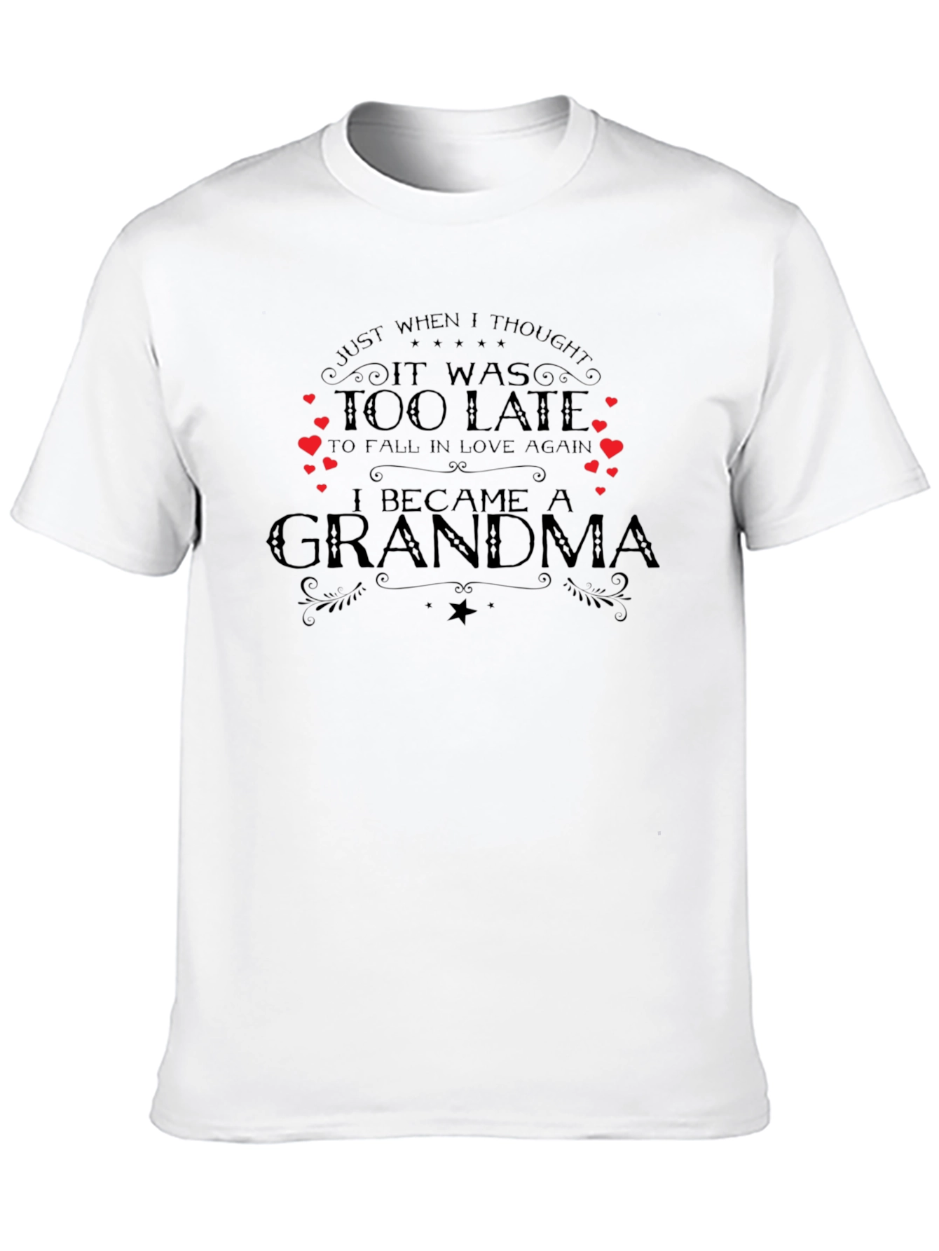 Camiseta Negra I Became A Grandma