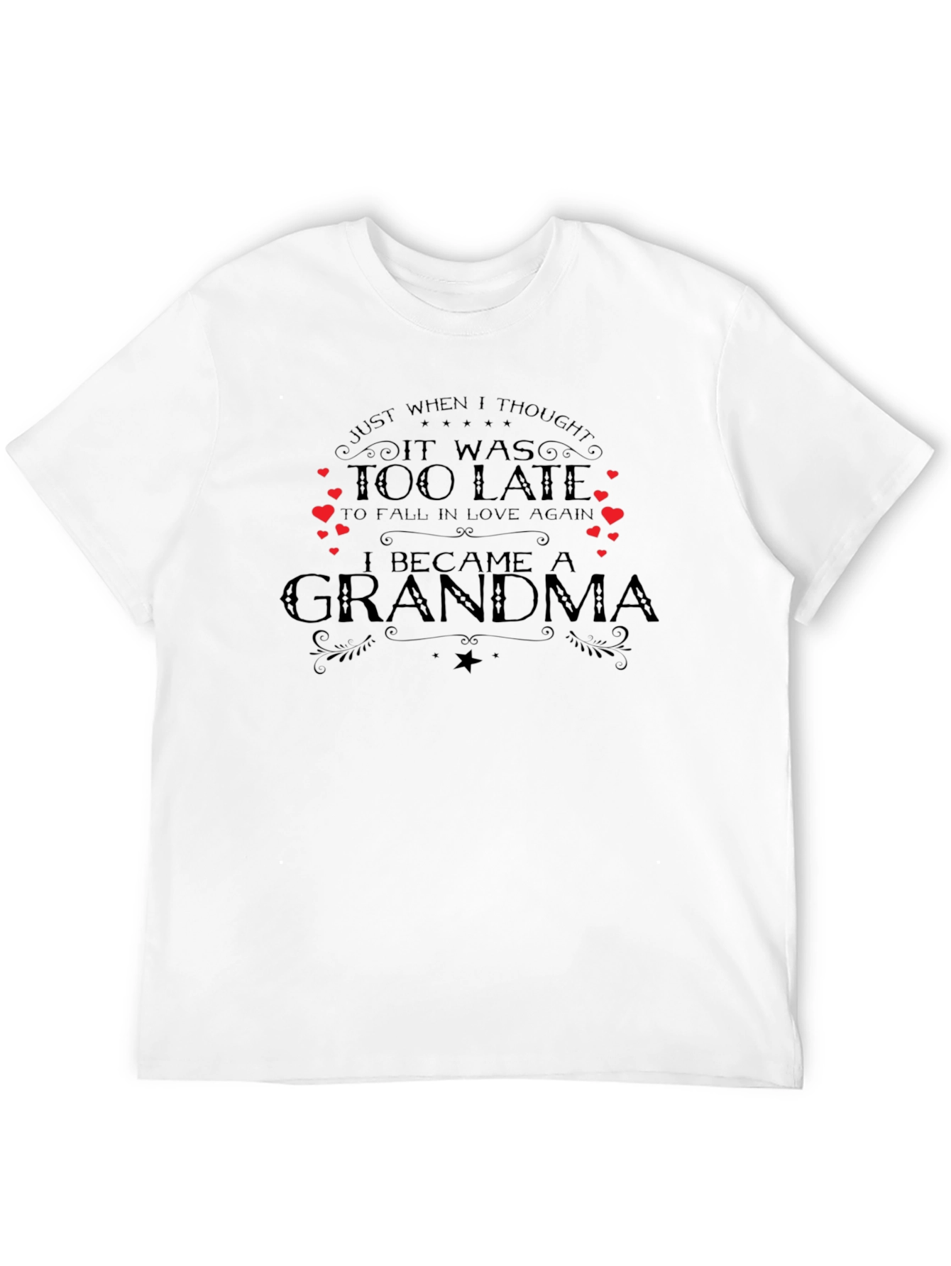 Camiseta Negra I Became A Grandma
