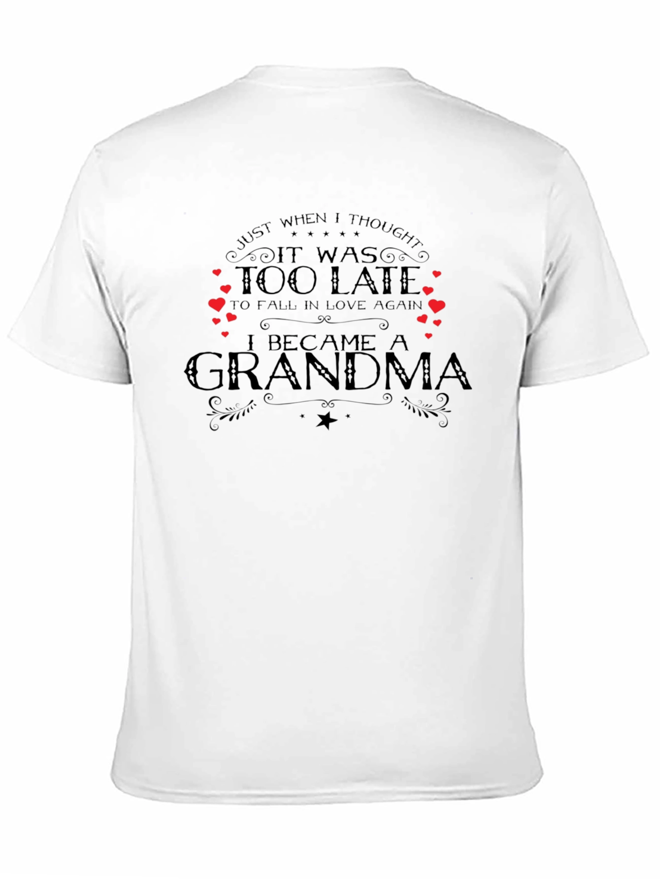 Camiseta Negra I Became A Grandma