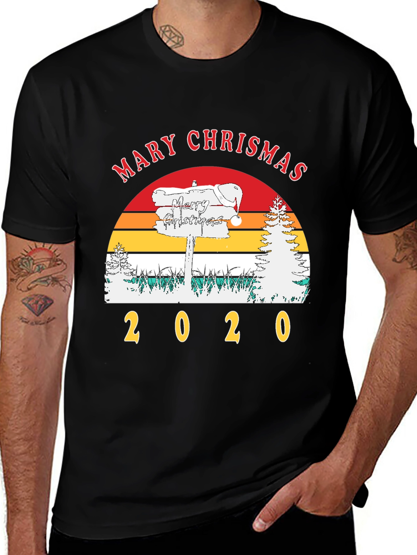 Camiseta Navideña Mary Chrismas 2020