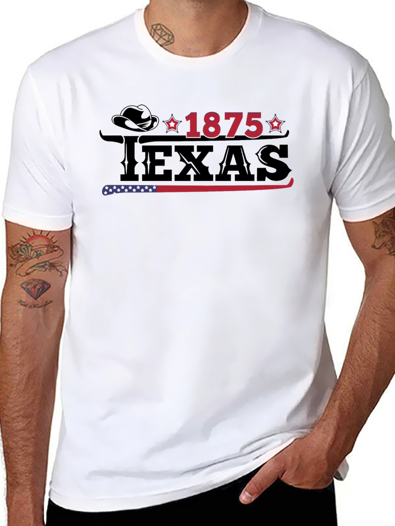 Camiseta Negra Texas 1875