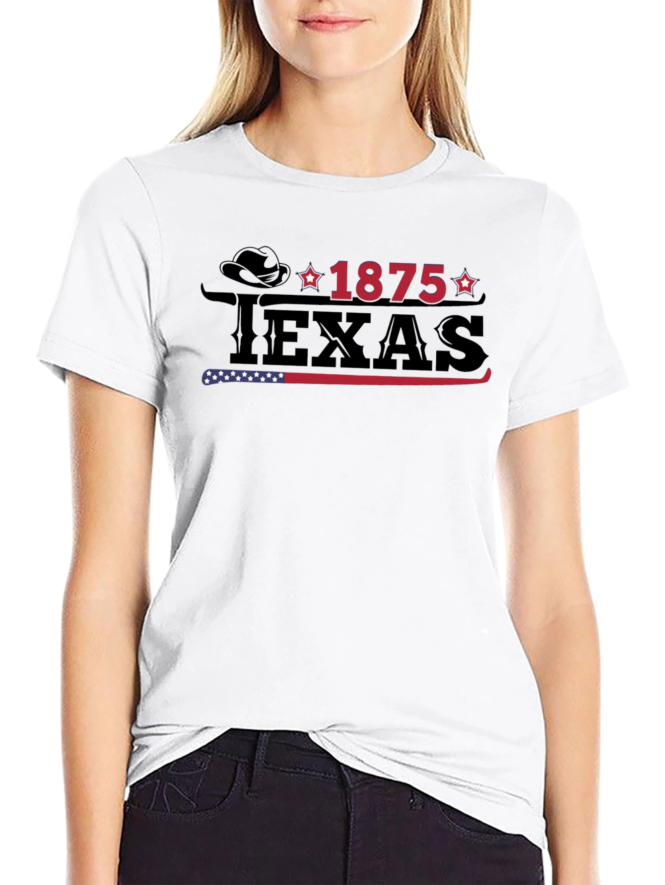 Camiseta Negra Texas 1875