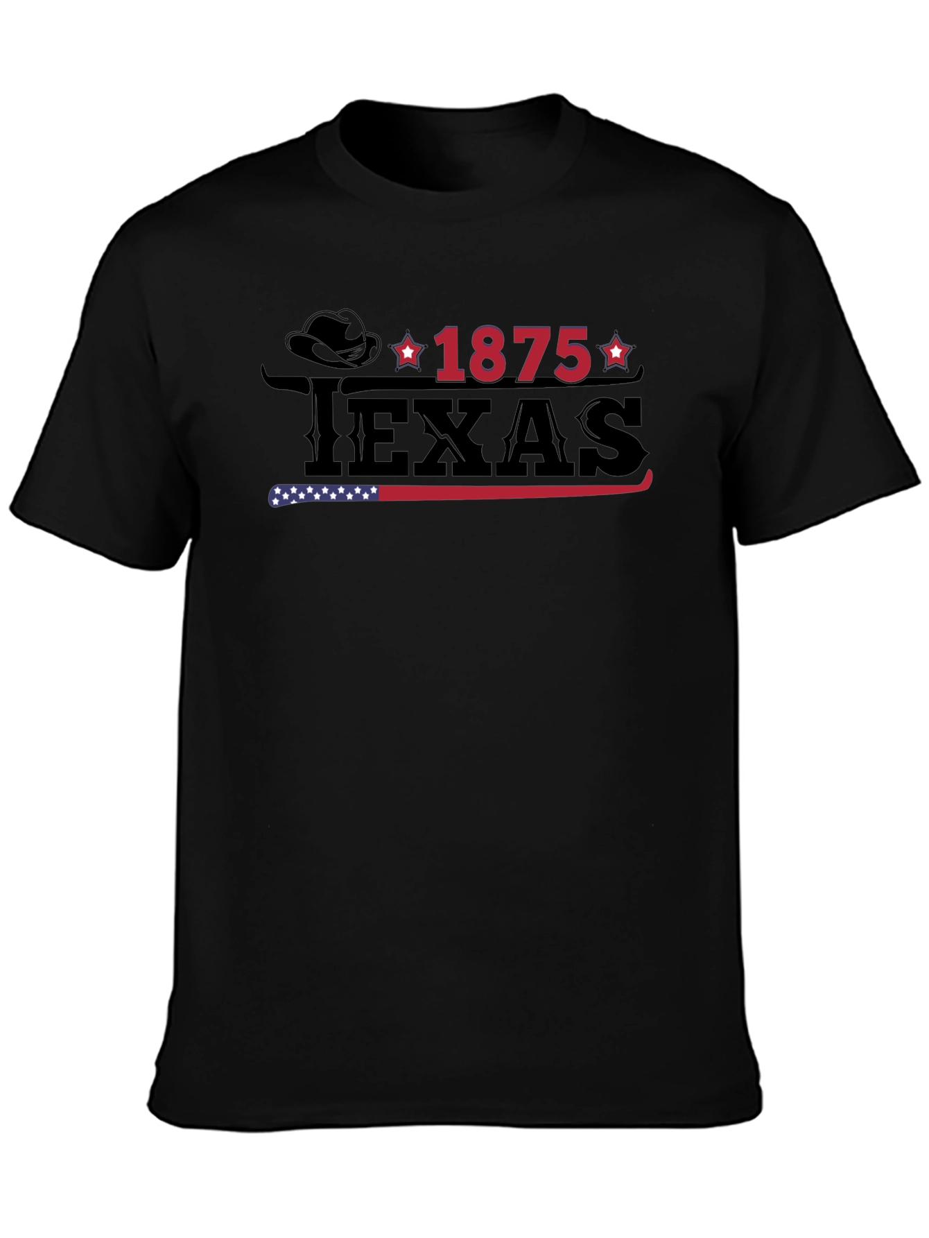 Camiseta Negra Texas 1875