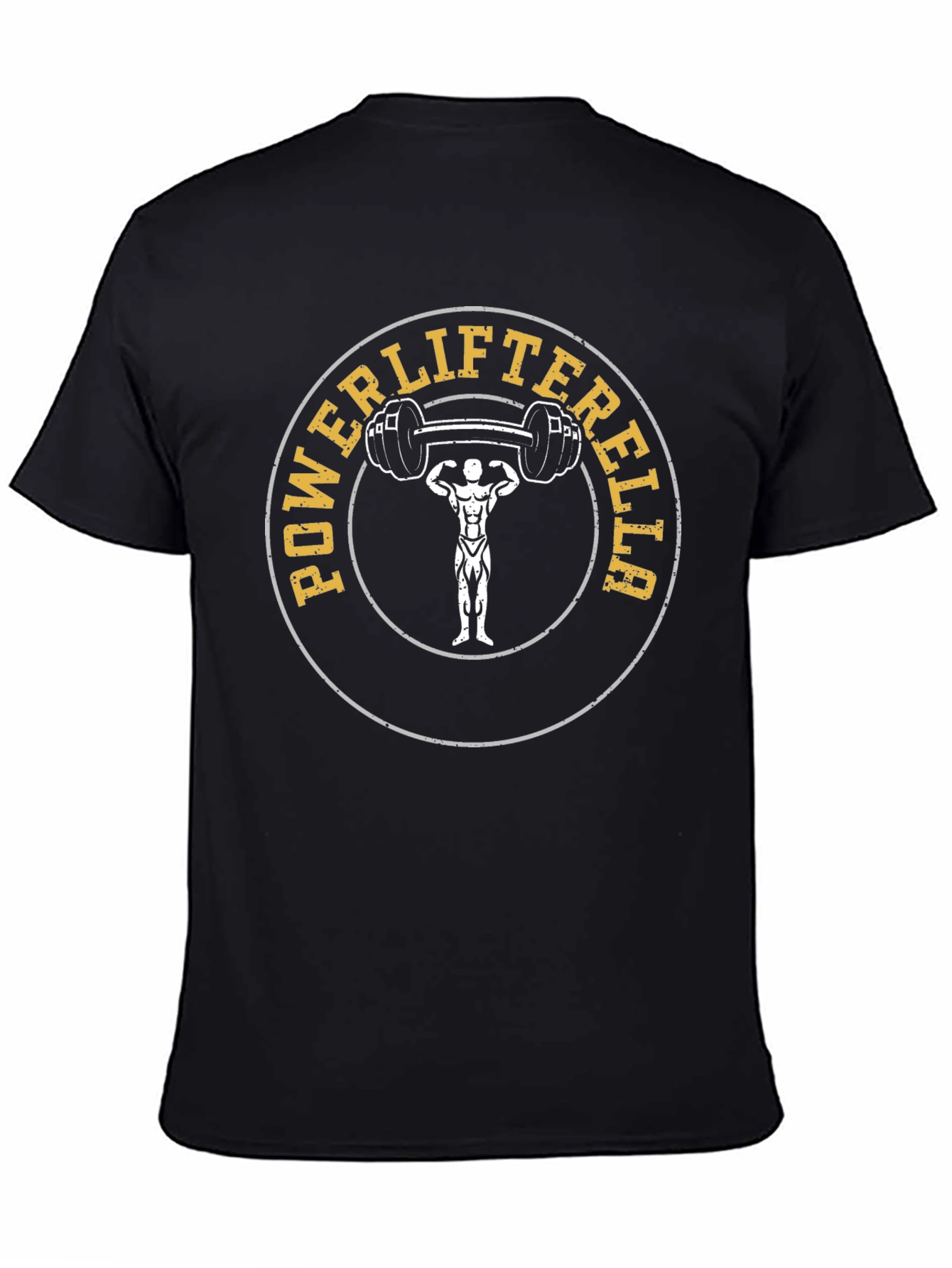 Camiseta Negra Powerlifterella