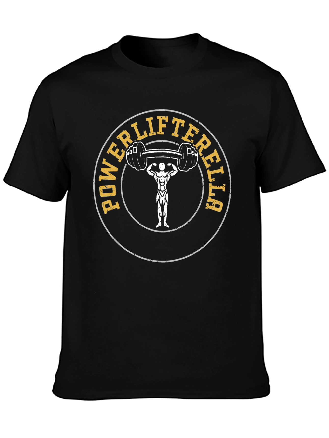 Camiseta Negra Powerlifterella