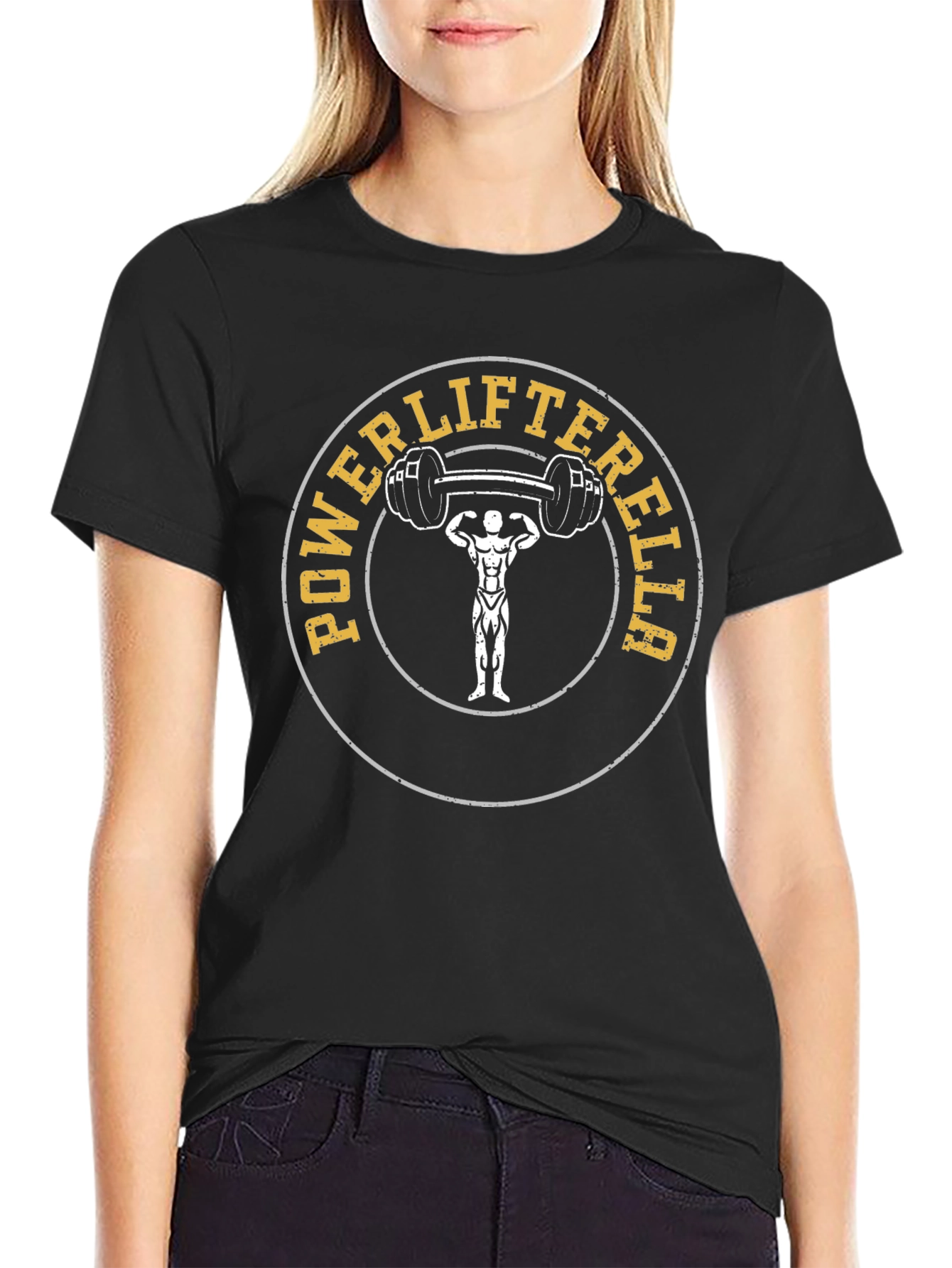 Camiseta Negra Powerlifterella