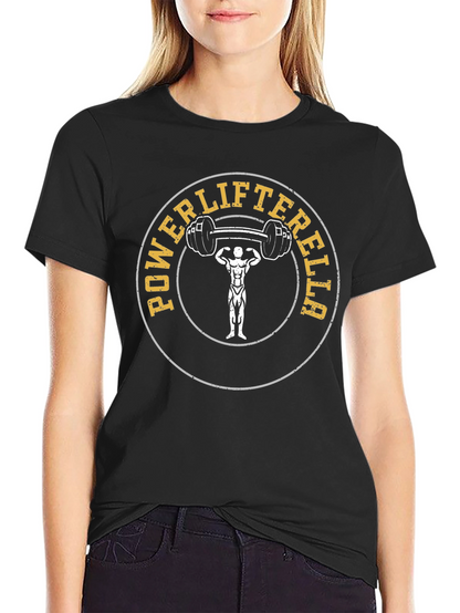 Camiseta Negra Powerlifterella