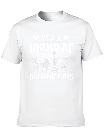 Camiseta Negra con Mensaje Motivacional de Jardinería