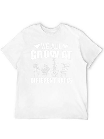 Camiseta Negra con Mensaje Motivacional de Jardinería
