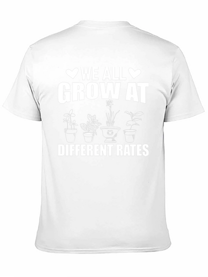 Camiseta Negra con Mensaje Motivacional de Jardinería