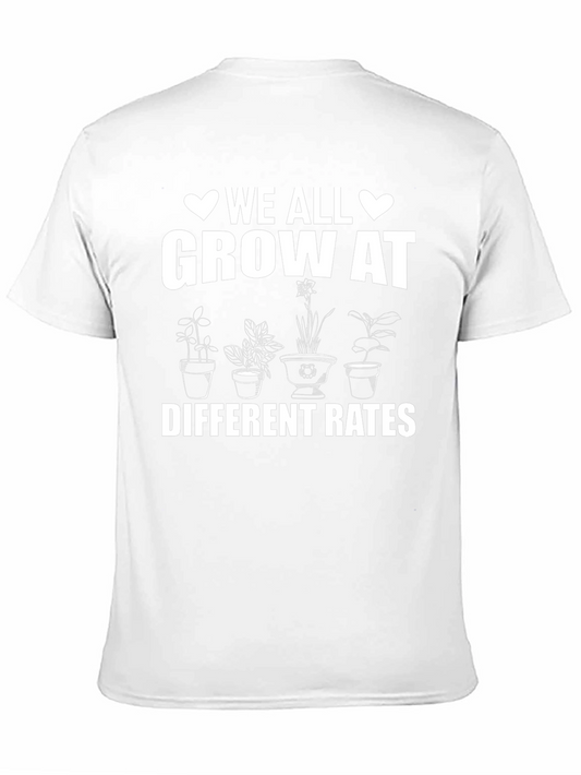Camiseta Negra con Mensaje Motivacional de Jardinería